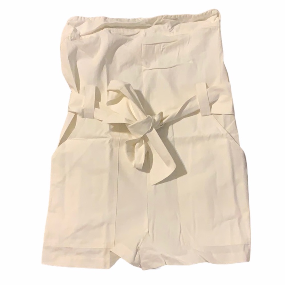 NWT JLUXLABEL White Emily Cotton Tube Romper